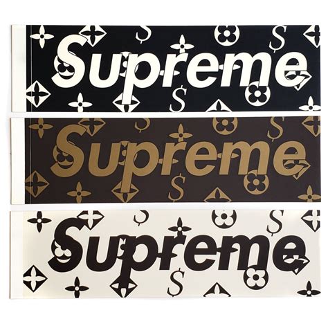 supreme stickers louis vuitton|louis vuitton supreme images.